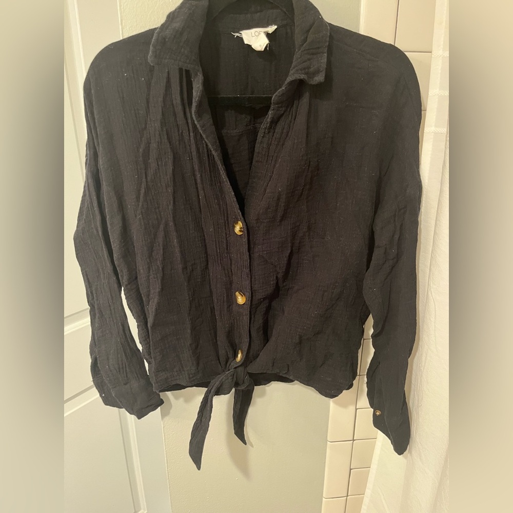 Black Loft Blouse